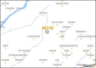 map of Wetye