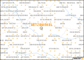 map of Wetzawinkel