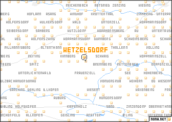 map of Wetzelsdorf