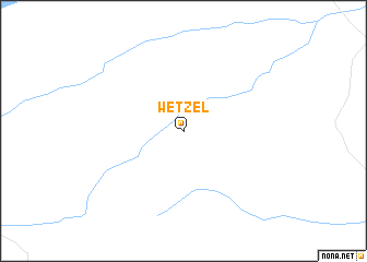 map of Wetzel