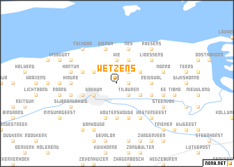 map of Wetzens