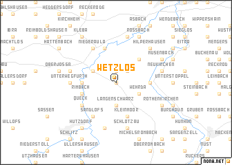 map of Wetzlos