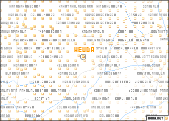 map of Weuda