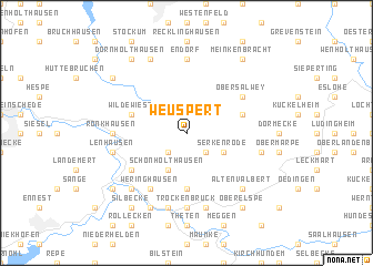 map of Weuspert