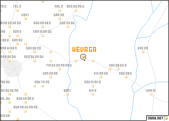 map of Wévaga