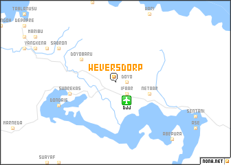 map of Weversdorp