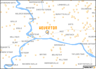 map of Weverton