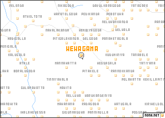 map of Wewagama