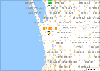 map of Wewala