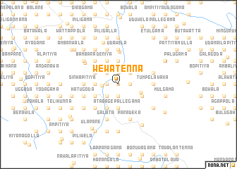 map of Wewatenna