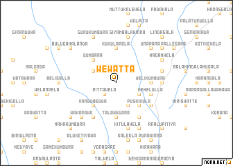 map of Wewatta