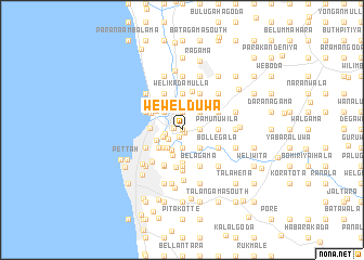 map of Wewelduwa
