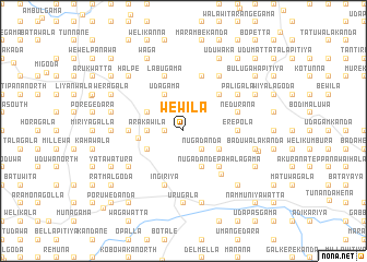 map of Wewila