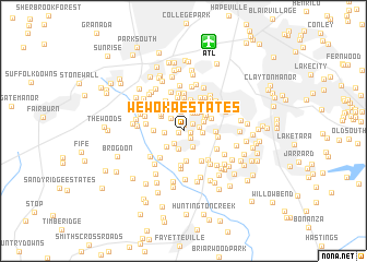 map of Wewoka Estates