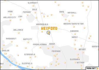 map of Wexford