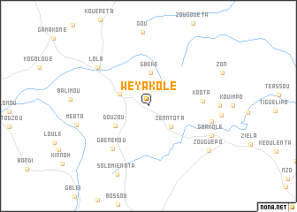 map of Weyakolé