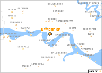 map of Weyanoke