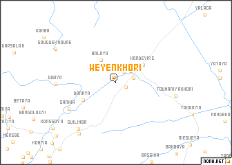 map of Wéyenkhori