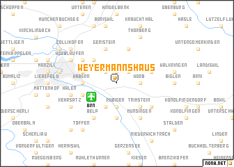 map of Weyermannshaus