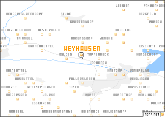 map of Weyhausen