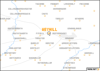 map of Weyhill