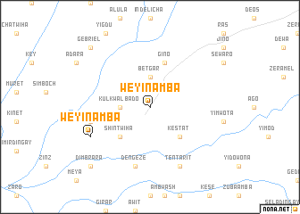 map of Weyin Āmba