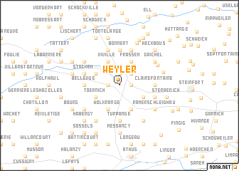 map of Weyler