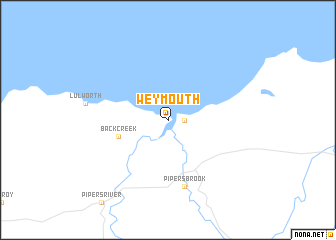 map of Weymouth