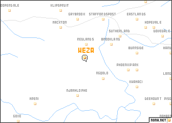 map of Weza