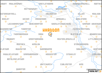 map of Whaddon