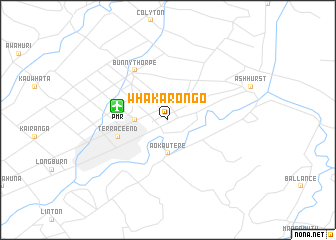 map of Whakarongo