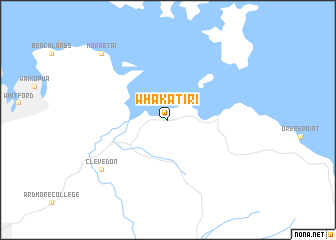 map of Whakatiri