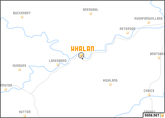 map of Whalan