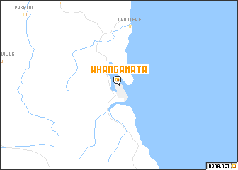 map of Whangamata