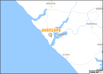 map of Whangape