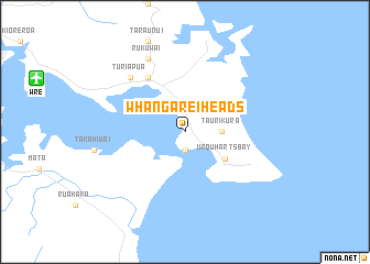 map of Whangarei Heads