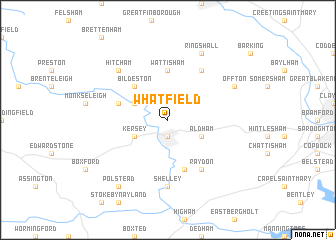 map of Whatfield