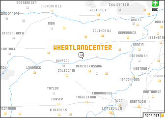 map of Wheatland Center