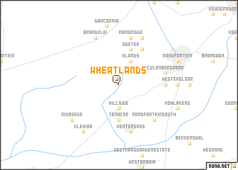 map of Wheatlands