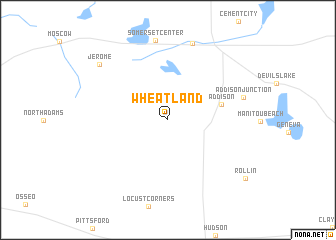 map of Wheatland