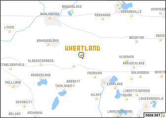 map of Wheatland