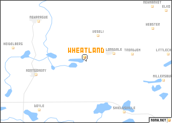 map of Wheatland