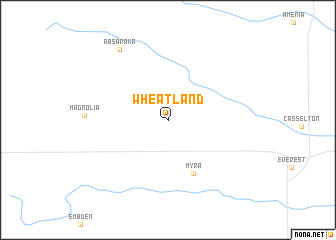 map of Wheatland