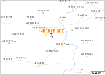 map of Wheat Ridge