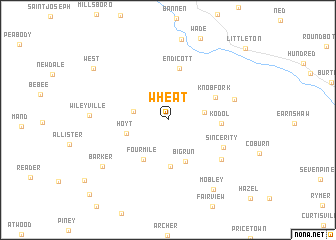 map of Wheat