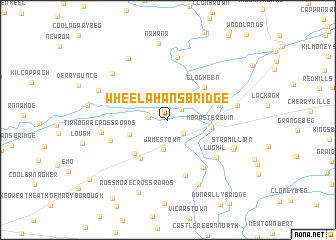 map of Wheelahans Bridge