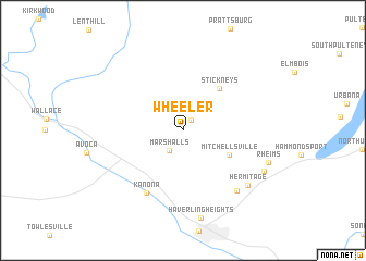 map of Wheeler