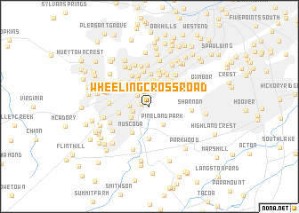 map of Wheeling Crossroad