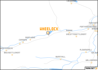 map of Wheelock