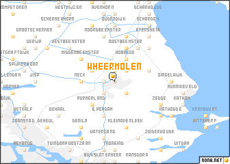 map of Wheermolen